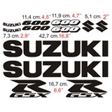 Autocollants: Suzuki GSXR 600 2005 2