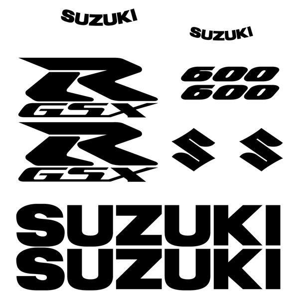 Autocollants: Kit d'autocollants Suzuki GSX-R 600