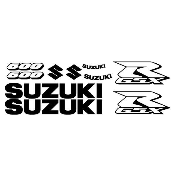 Autocollants: Set d'autocollants Suzuki GSX-R 600