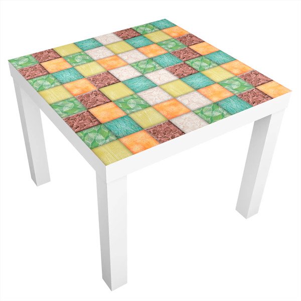 Stickers muraux: Sticker Ikea Lack Table Leaf Textures