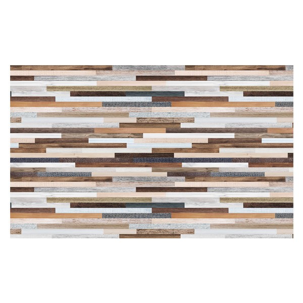Stickers muraux: Sticker Ikea Lack Table Bandes de Bois