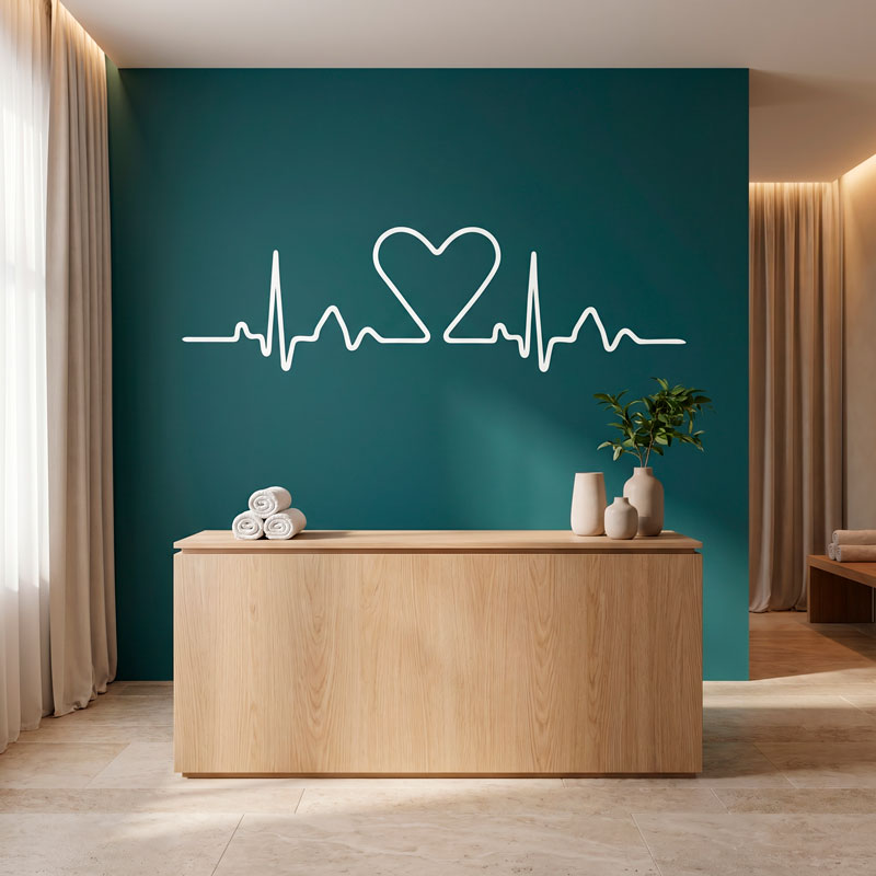 T&ecirc;te de Lit &Eacute;lectrocardiogramme coeur 5