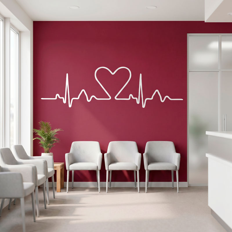 T&ecirc;te de Lit &Eacute;lectrocardiogramme coeur 6