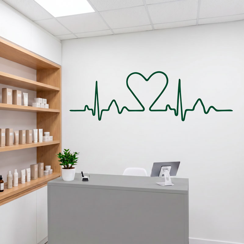 T&ecirc;te de Lit &Eacute;lectrocardiogramme coeur 7