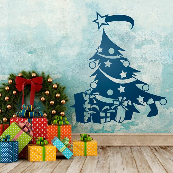 Stickers muraux: arbre de Noël