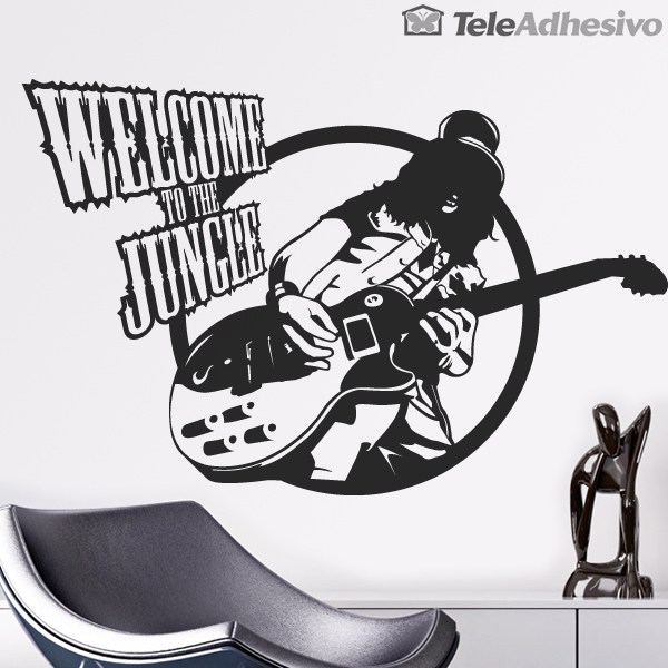 Stickers muraux: Slash, Welcome to the jungle