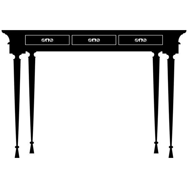 Stickers muraux: Table Vintage