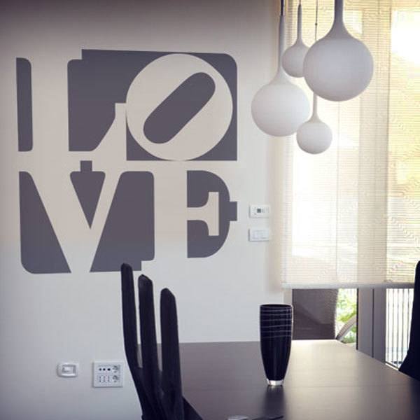 Stickers muraux: LOVE Pop Art