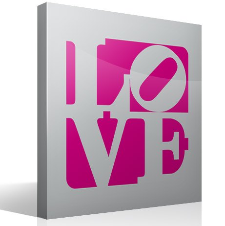 Stickers muraux: Love Design