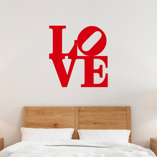 Stickers muraux: love design 2