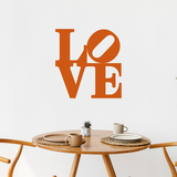 Stickers muraux: love design 2 3
