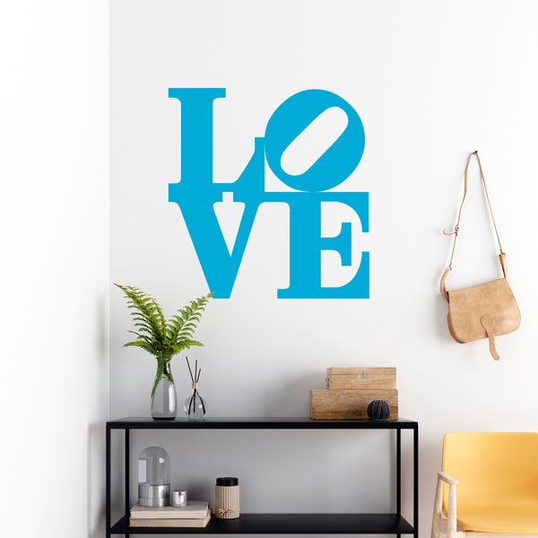 Stickers muraux: love design 2