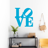 Stickers muraux: love design 2 4