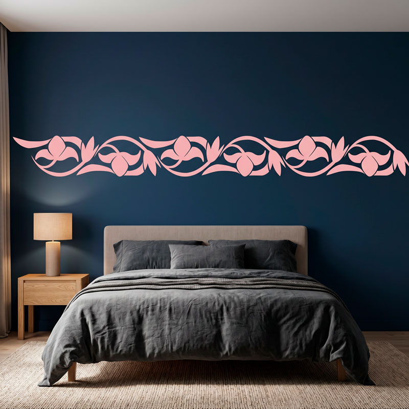 Frise murale Ouverture des fleurs 8/9