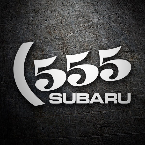 Autocollants: Subaru 555 0