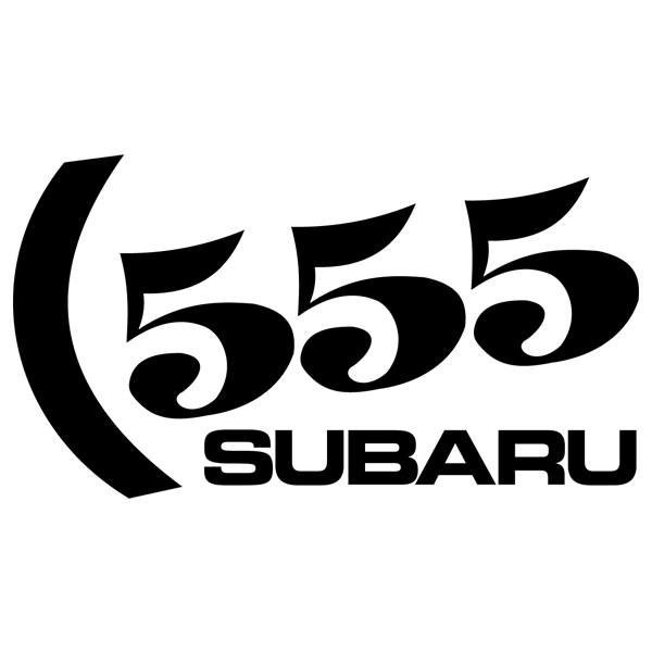 Autocollants: Subaru 555