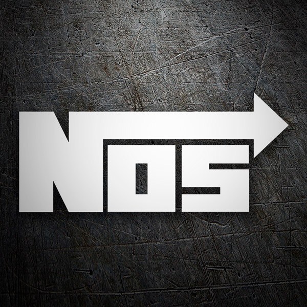 Autocollants: NOS avec Fl&egrave;che en Design Moderne