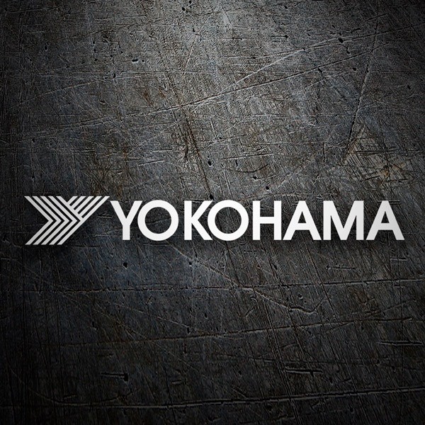 Autocollants: Logo Yokohama avec Fl&egrave;che