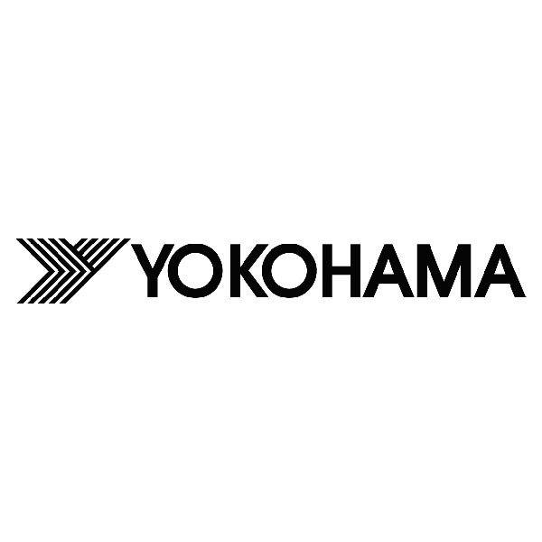 Autocollants: Logo Yokohama avec Fl&egrave;che
