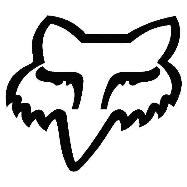 Autocollants: Logo Fox