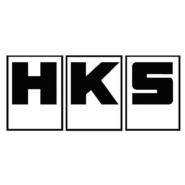 Autocollants: HKS en Cadre Rectangulaire