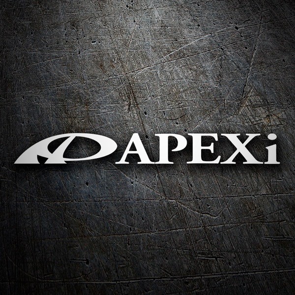 Autocollants: Logo APEXi avec Symbole Sportif