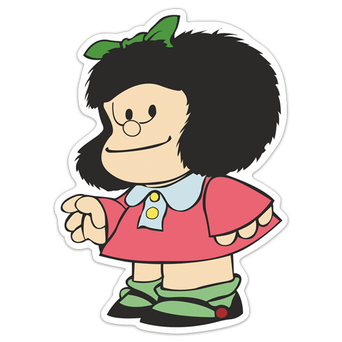 Autocollants: Mafalda 0