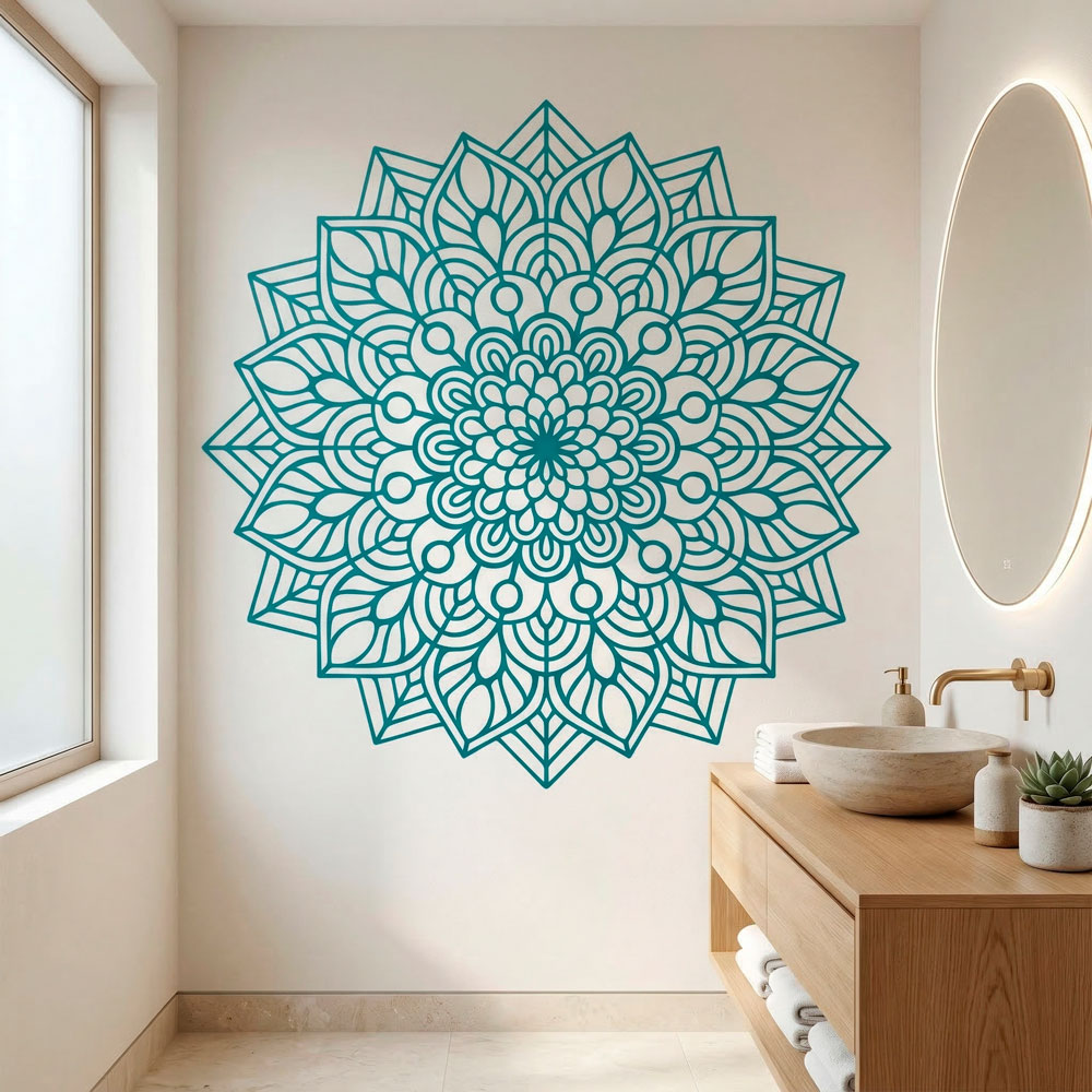 Stickers muraux: Mandala ovale