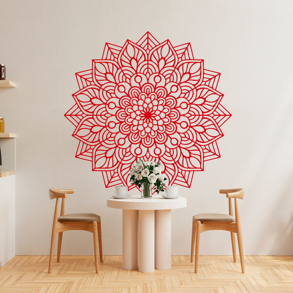 Stickers muraux: Mandala ovale