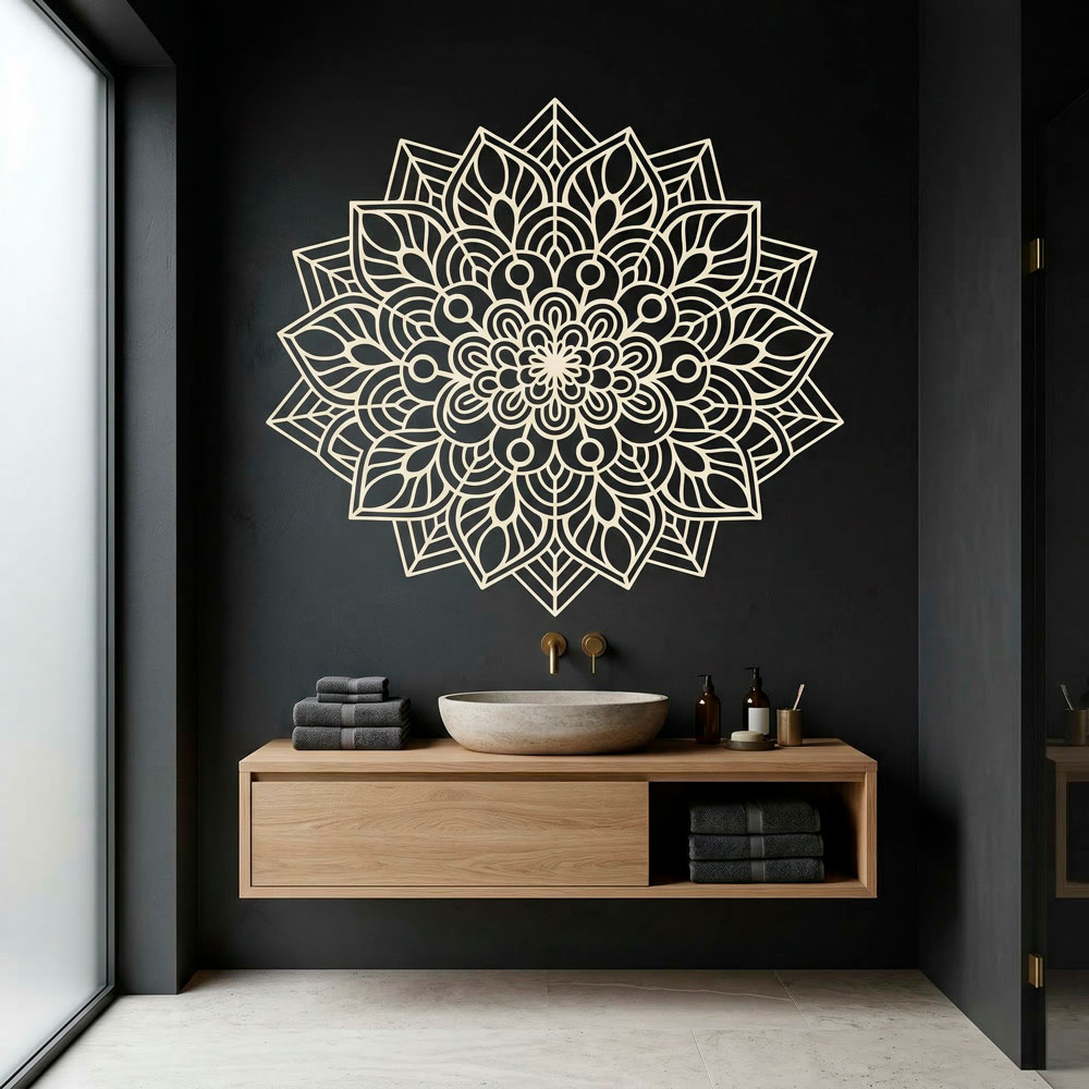 Stickers muraux: Mandala ovale