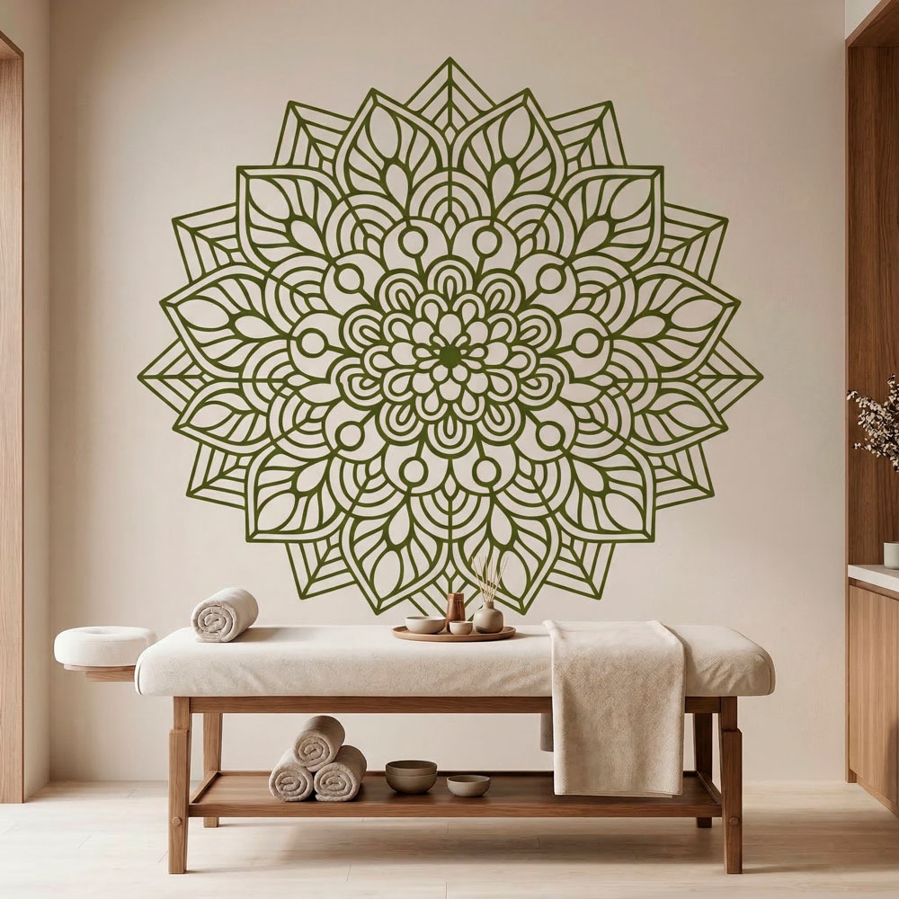 Stickers muraux: Mandala ovale
