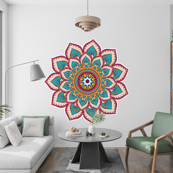 Stickers muraux: Mandala hindou