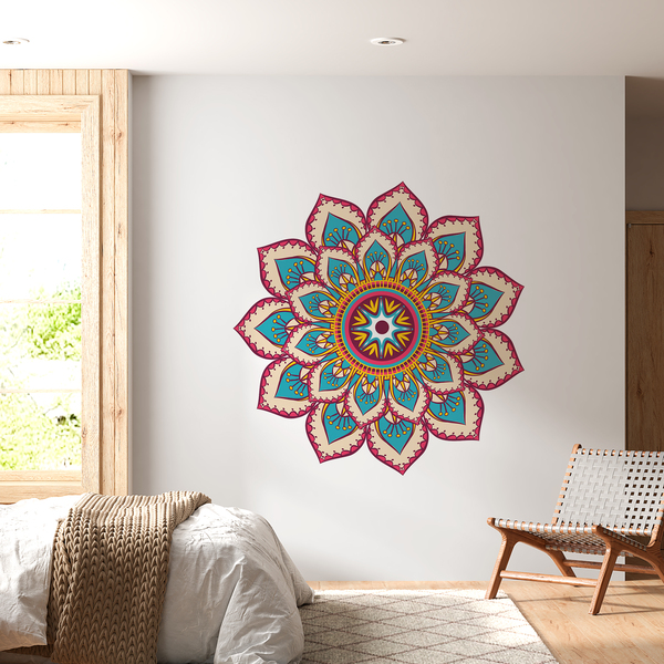 Stickers muraux: Mandala hindou