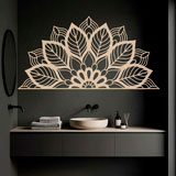 Stickers muraux: Yantra Half Mandala 13