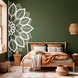 Stickers muraux: Yantra Half Mandala 5