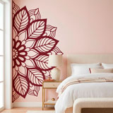 Stickers muraux: Yantra Half Mandala 6