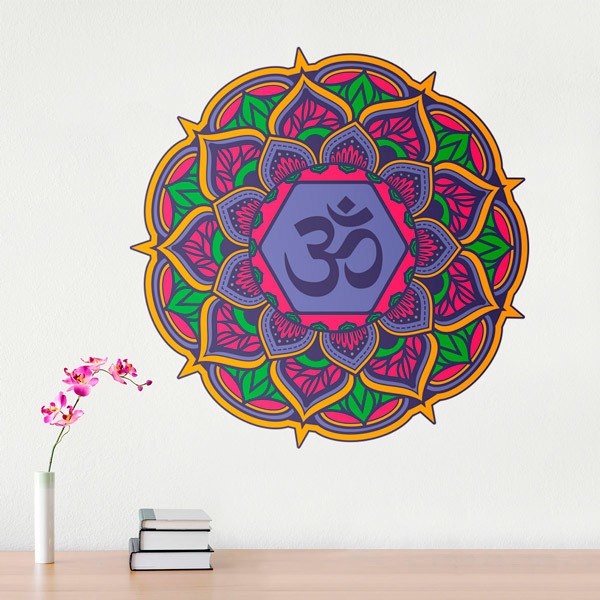 Stickers muraux: Mandala Om