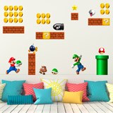 Stickers pour enfants: Kit 60X Super Mario Bros 3