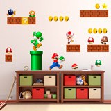Stickers pour enfants: Kit 60X Super Mario Bros 4