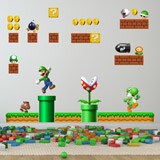 Stickers pour enfants: Kit 38X Mario Bros Royaume des Champignons 4