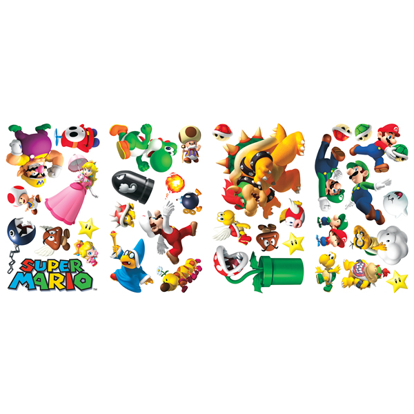 Stickers pour enfants: Set 35X Super Mario Divers