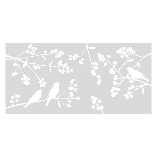 Stickers muraux: Oiseaux sur les Branches