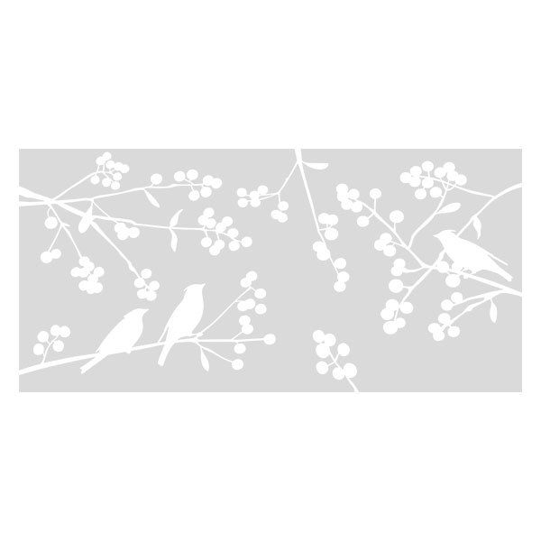 Stickers muraux: Oiseaux sur les Branches