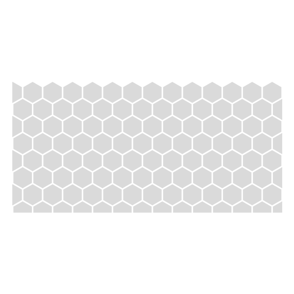 Stickers muraux: Hexagones