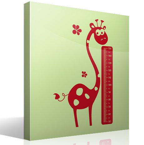 Stickers pour enfants: Toise Murale de girafe