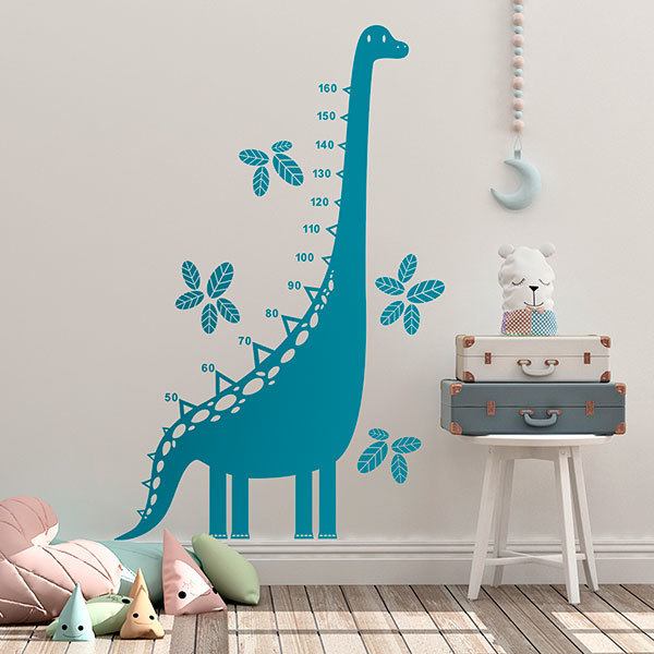 Stickers pour enfants: Toise Murale dinosaure