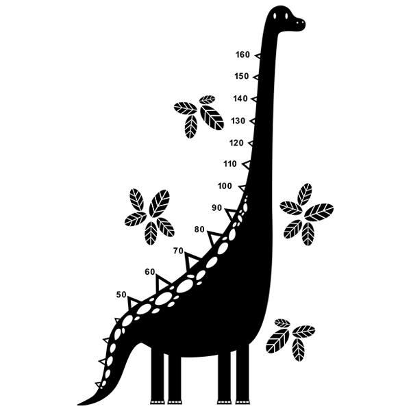 Stickers pour enfants: Toise Murale dinosaure
