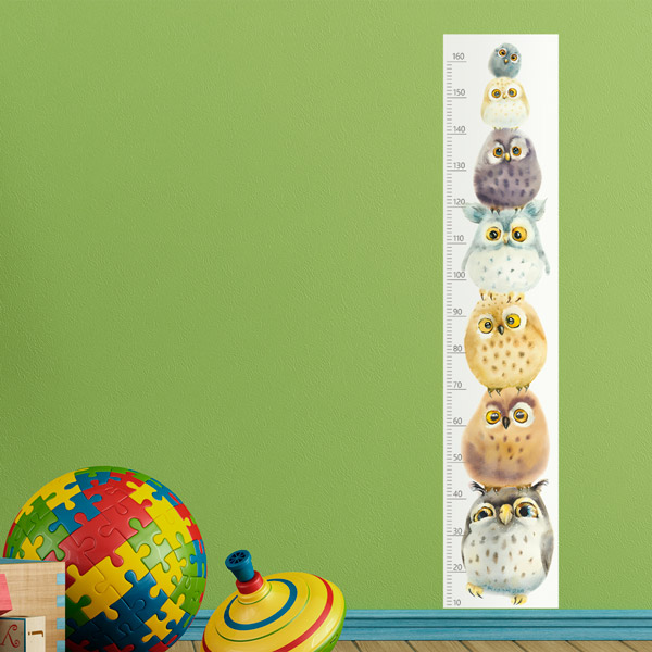 Stickers pour enfants: Compteur de hiboux colorés