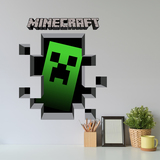 Stickers muraux: Minecraft 3D 1 3