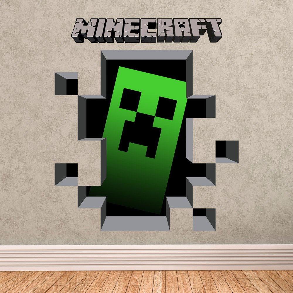 Stickers muraux: Minecraft 3D 1